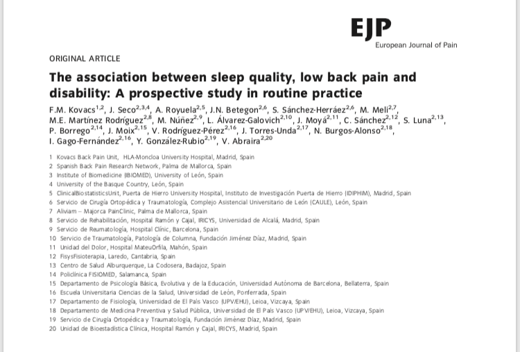 Articulo de European Journal of Pain