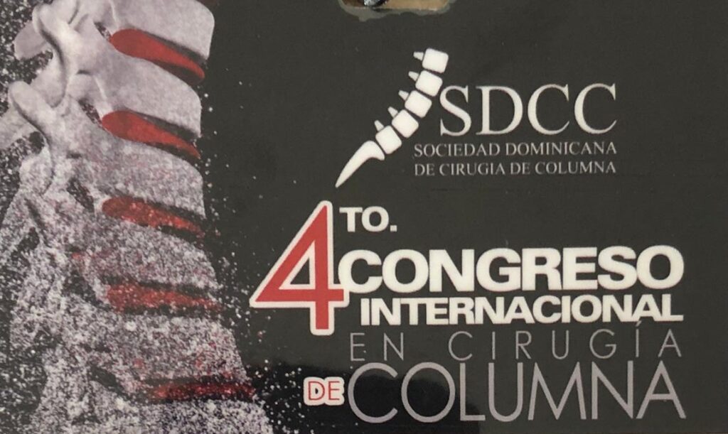 Cartel cuarto congreso Internacional Cirugía Columna