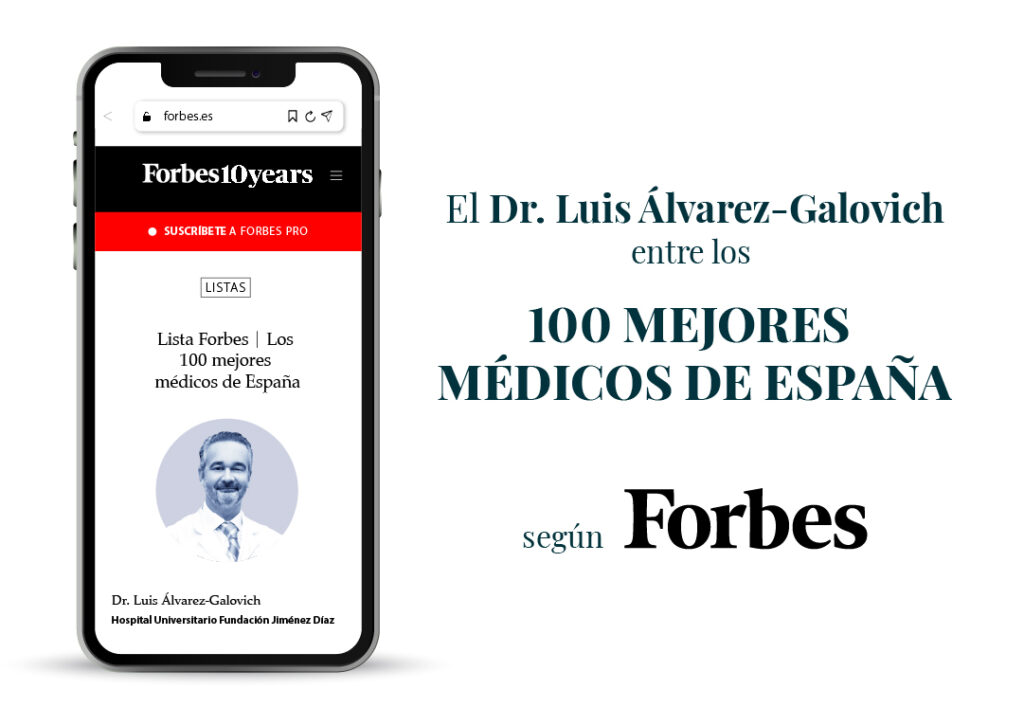 El Doctor Luis Álvarez Galovich aparece en la lista de 𝐋𝐨𝐬 𝟏𝟎𝟎 𝐦𝐞𝐣𝐨𝐫𝐞𝐬 𝐦𝐞́𝐝𝐢𝐜𝐨𝐬 𝐝𝐞 𝐄𝐬𝐩𝐚𝐧̃𝐚 que elabora la Revista Forbes